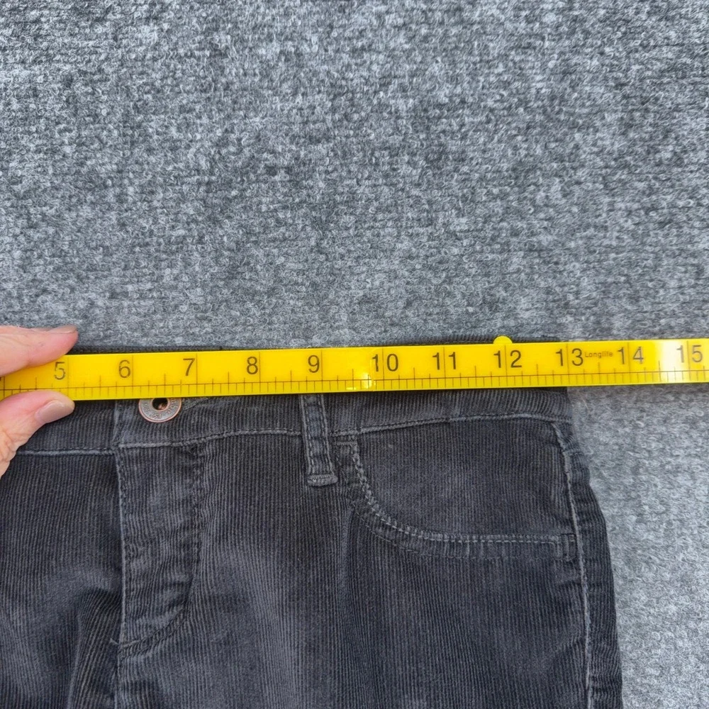 Abercrombie Kids Corduroy Pants Boys‎ 12 Slim Cotton Blend Dark Gray